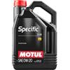 MOTUL Olio motore SPECIFIC 0W-20 Olio sintetico Olio 5 L