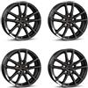 BORBET 4x Borbet cerchi in alluminio W 7x17 ET40 5x112 mistral anthracite glossy