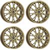 Dotz 4x Dotz Cerchi Fuji gold 8.0Jx18 ET40 5x112 compatibili con Alfa Romeo Giulietta