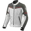 REV'IT! Revit Airwave 3 Giacca tessile motociclistica, bianco/grigio, S
