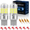 KaiDengZhe Lampadine LED W21/5W T20, 2 PZ Chip 3030 42-EX Senza Errori Canbus 7443 LED Bianco 12-36V 7440 7441 7444 Lampadina di Ricambio Retromarcia Freni Indicatori di Direzione per Auto