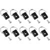 IDOMISMR 10 ganci a vite per scatola posteriore dell'auto, modanature interne compatibili con Suzuki Jimny JB74 2019-2021 accessori (tipo A)