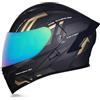 Woljay Casco Moto Modulare Integrato apribile Parasole caschi Doppia Visiera per uomo donna Scooter Adulto DOT ECER22-05
