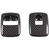 Generico Interni auto Per Smart Fortwo 2015-2020 Auto Porta Interna Finestra Pannello di Vetro Bracciolo Interruttore Sollevamento Pulsante Cornice Rivestimento(Carbon fiber)