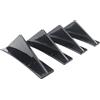 Uposao 4 pezzi universale per spoiler per auto diffusore paraurti posteriore per auto paraurti per auto diffusore per labbra spoiler per pinna di squalo diffusore anticollisione accessori per splitter auto