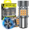 KaiDengZhe 1157 BAY15D LED Lampadina con Ventola, Senza Errori CANBUS 3000LM 28W Ambra P21/5W 1157A 1157NA LED per Luce di Retromarcia Luce di Marcia Diurna Indicatore di Direzione Luce di Stop 2 PZ