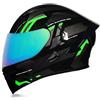 Woljay Casco Moto Modulare Integrato apribile Parasole caschi Doppia Visiera per uomo donna Scooter Adulto DOT ECER22-05