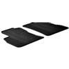 Gledring Tappetini in gomma compatibile con Fiat Doblo Cargo 3-porte 2010-2023 & Opel Combo Cargo 3-porte 2011-2018 (Profilo T 2-parti + clip di montaggio)