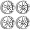 DEZENT 4 cerchi discreti TR argento 8.0Jx18 ET40 5x112 compatibili con Audi A4 A5 A6 A7