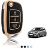 TOOMUME Cover Chiave Auto per Hyundai i10 i20 ix35 ix20 Tucson Santa Fe | Silicone Morbido, Antiurto, Anticaduta, Antigraffio, Custodia Protettiva Chiave per i40 i30 Bayon Ioniq Kona Sonata, Flip L