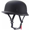 Woljay Mezzo casco da moto vintage stile tedesco casque moto Retro Cruiser Scooter caschi per uomini adulti donne Approvato DOT