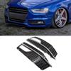 HZYCKJ Paraurti Fendinebbia Copertura Della Lampada Griglia Griglie Nero Cromato Per Audi A4 B8.5 S-line S4 2013 2014 2015