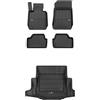 FROGUM ProLine 3D Esclusivi Tappetini auto in gomma e vasca baule bagagliaio con logo su misura per BMW Serie 1 E87 2004-2011I I bordi più alti