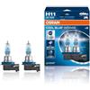 OSRAM COOL BLUE INTENSE H11, +100% luminosa, fino a 5000K, lampada alogena, look LED, duo box (2 lampade)