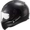 LS2, Casco Moto Integrale RAPID II SOLID Gloss Black, XL