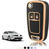 TOOMUME Cover Chiave Auto per Opel Vauxhall Corsa E D Adam Astra J Mokka X | Silicone Morbido, Antiurto, Anticaduta, Antigraffio, Custodia Protettiva Chiave per Insignia A Zafira C Meriva B, 2 Tasti