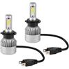 Walmeck Coppia di Lampadine H7 LED 36W 8000LM per Fari Auto Hi/Lo Beam 6000K Argento per Auto SUV Camion