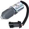 Molloparts Solenoide di blocco trazione 6667992 6681512-A compatibile con Bobcat Skid Steer Loader S70 S100 S130 S150 S160 A220 450 453 463 553 653 753 763 773 7753. 851 853 863 873 883 953 963 S175