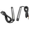 Keenso 2 strisce di luci LED universali flessibili per auto, 12 V 17 SMD, luci di stop, indicatori di direzione e luci posteriori, per moto, bici, ATV, auto e