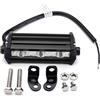 Willpower Barra Led Fuoristrada Willpower 4 pollici 15W barra luminosa a LED a singola a basso profilo ultra sottile, mini fari sottili per auto, camion, rimorchi, 4x4, SUV, ATV