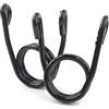 Three T FSFYUK 2 pezzi 3 Clip a forbice per sella monoposto per motocicletta, molla nera per per per per per per Bobber Chopper Custom