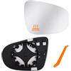 Koaudb Specchietto Retrovisore Destro Riscaldabile per VW Golf 6 MK6 2010-2014 | per GTI 2010-2014 per VW VI 2008-2013 per VW VI Cabriolet 2011-2016 per VW 1T3 2010-2015 Lato Passeggero per 5K0 857 522
