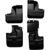 PLQAWRBT Parafanghi Compatibile con Mitsubishi Pajero Montero Shogun V33 | Mud Flaps Compatibile con Mitsubishi V31 Exceed 1991-1999(With eyebrows)
