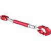 CHICIRIS Barra Trasversale Regolabile per Manubrio Moto 7/8 Pollici, Stabilizzatore in Alluminio Rosso, Accessorio per Maggiore Controllo ad Alta Velocità, Universale per Scrambler e Naked