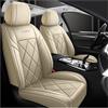 Generic Copri Sedili Per Auto Universale Per Mercedes Benz Classe C C180/C220, Impermeabile, In Pelle Resistente All'usura，Linee Eleganti(Beige)