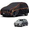 kayme Telo Copriauto Antigrandine, Adatto per Auto a Hyundai i10(2012-2025), Kayme Copertura Auto Antigrandine Impermeabile E Resistente Anti UV Antipolvere Vento, con strisce riflettenti-Nero.