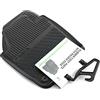 Skoda 6 V1061551 Tappetini in gomma 2 X davanti Tappetini Gomma Original Tappetini All Weather NERO CON SCRITTA