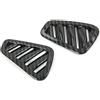 KUST Interno Superiore Air Vent Uscita Copertura Trim Telaio ASB Fibra di Carbonio 2 PZ Auto Interni Accessori Decorazione per Una Classe W177 2019 2020