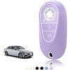 TOOMUME Cover Chiave TPU, Custodia Chiave Adatto per Mercedes Benz C/E/G/S Classe W223 W206 S300 S350 S400 S450 S350L S400L S450L S500L Maybach, Copri Chiavi Guscio Chiave Auto Telecomando - Smart Key