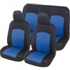 Auto Accessori Lupex - Coprisedili Auto Universali | Colore Blu Royal | Set Fodere Copri Sedili Anteriori e Posteriori | Tessuto Poliestere | No Suv