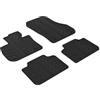 Gledring Tappetini in Gomma Compatibile con BMW X1 (U11) 2022- (Profilo T 4-Parti + Clip di Montaggio)
