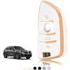TOOMUME Cover Chiave TPU, Custodia Chiave Adatto per BMW Serie 1/2/3/4/5 X1 X2 X3 X4 X5 X6 F15 F16 F25 F44 F45 F48 F49 F85 F86 G30 G31 M3 M4 Z4, Copri Chiavi Guscio Chiave Auto Telecomando - Smart Key