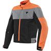 DAINESE Elettrica Air Tex Giacca tessile moto, nero/arancione, 50