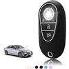 TOOMUME Cover Chiave TPU, Custodia Chiave Adatto per Mercedes Benz C/E/G/S Classe W223 W206 S300 S350 S400 S450 S350L S400L S450L S500L Maybach, Copri Chiavi Guscio Chiave Auto Telecomando - Smart Key