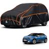 kayme Telo Copriauto Antigrandine, Adatto per Auto a Citroen C3(2002-2025), Kayme Copertura Auto Antigrandine Impermeabile E Resistente Anti UV Antipolvere Vento, con strisce riflettenti-Nero.