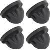 JTLB 4 Pezzi Supporto Coperchio Motore Boccola Antiurto 11127614138 per Serie 1 Serie 2 Serie 3 Serie 4 Serie 5