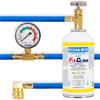 FixClima R134A SealsStop + PlusOil gas di riempimento per aria condizionata auto 1994-2016 | con tubo, sigillante 4 in 1 (con colorante UV) e adattatore, confezione doppia