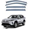 XENITE 4 Pezzi Deflettori Finestrini Auto per Toyota RAV4 K5-XA50 2020 2021 2022 2023, Deflettori d'Aria Antiturbo Antivento Antipioggia Accessori