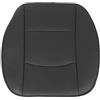 aqxreight Coprisedile, sostituzione auto Cuscino sedile imbottito in pelle PU Tappetino protettivo per sedile anteriore Coprisedile impermeabile per SUV berlina a 4 porte(nero)