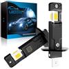 Sycreek H1 LED 36000LM 90W, Lampadina Auto LED H1 6500K, 3 Facce, CANBUS | H1 LED nuova generazione con chip 3 facce, fascio preciso come l'originale, 36000LM, 6500K e CANBUS integrato.