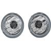 FTJKKVV Fendinebbia Auto Fendinebbia Paraurti Anteriore Per DAIHATSU Per TERIOS/per BEGO 2007 2008 2009/per TERIOS 2013 Con Alloggiamento Alluminio Lente Vetro(2 pezzi)