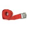 tooloflife 25 mm x 5 m cinghia di ancoraggio Cam Buckle cinghie a cricchetto, cinghia di fissaggio fibbia cinghie cargo regolabili per moto, auto, bagagli, rimorchio - rosso