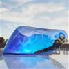 Woljay Visor motocicletta con dispositivo di protezione antivento lente Per Woljay 991 661 per Shield Visor (Titanium Blue)