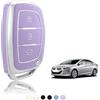 TOOMUME Cover Chiave Auto per Hyundai i20 i40 i10 i30 ix35 Tucson Ioniq | Silicone Morbido, Antiurto, Anticaduta, Antigraffio, Custodia Protettiva Chiave per ix20 Bayon Kona Santa Fe Elantra, Smart