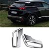 KUST per 3008 5008 Allure 2017-2021 Posteriore Terminale di Scarico Silenziatore Coda Tubo Copertura Auto Esterno Accessori Stampaggio Adesivi ABS 2 PZ