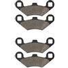 Cnornus Pastiglie Freno Anteriore e Posteriore per Polaris Sportsman 500 4x4 HO 2001-2012/500 Outlaw 2006 2007/Predator 500 Tld 2003 2004 2005 2006 2007